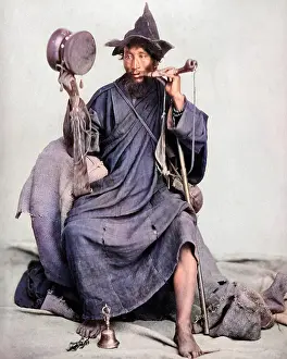 Rags: Bhutanese Lama, Darjeeling, India