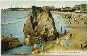 Biarritz: BIARRITZ/BEACH/LOW TIDE