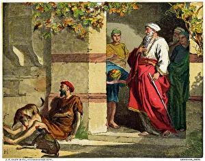 Distinctions: Bible, New Testament: parable of Lazarus and the rich man