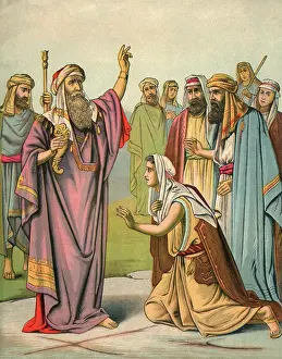 Anointing: Bible Story Prophet Samuel Anointing David Old