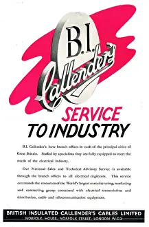 Callenders: B.I.Callenders Electrical Cables - B.I.C.C. Aircraft Wiring