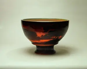 Bicolor: Bicoloured landscape bowl