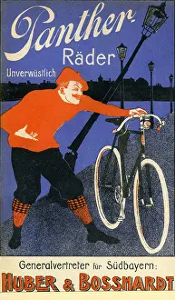 Saxonia: bicycle advertising, Panther bikes