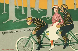 May19: Bicycle Made For Three - Continental Pneumatic Advert