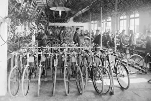 Fabrication: Bicycle factory, ca. 1900
