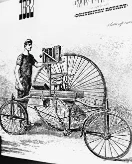 Bicyle: Bicycle for the photographer, 1882