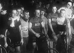 Cyclists: Bicycle racer, 1928