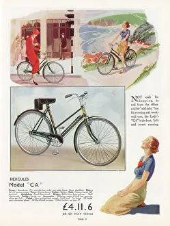 Lucinda Gosling Collection: Bicycles - Hercules Model CA