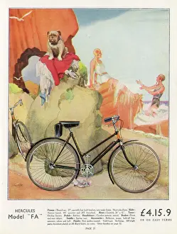 Lucinda Gosling Collection: Bicycles - Hercules Model FA