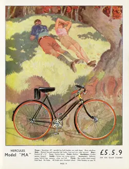 Lucinda Gosling Collection: Bicycles - Hercules Model MA