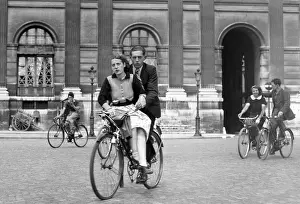 Bicylists in Paris, 1940