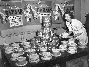 Pearson: Biddy Pearson at Daily Worker Christmas Bazaar, London