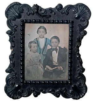 Daguerre: Biedermeier group picture
