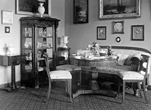 Upholstered: Biedermeier room