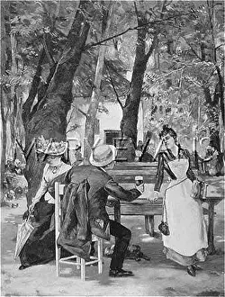 Disinterested: BIERGARTEN SCENE 1894