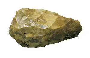 Acheulean: Bifaces from the Acheulean period. Lower Paleolithic