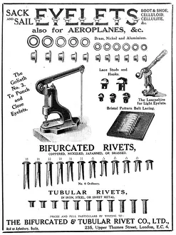 Rivets: Bifurcated & Tubular Rivet. - Eyelets, Rivets & Accessories