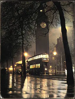 Whichcolourisedpic: BIG BEN AND LONDON TRAM
