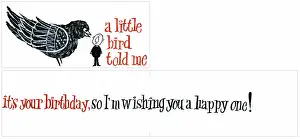 Told: A big black bird and a little man
