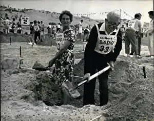Plots: Big Dig Bank Holiday competition, Camber Sands, Sussex