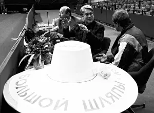 Commentator: Big Hat tennis tournament, 1992