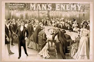 Chas: The big scenic production, Man's enemy by Chas. A. Longdon &