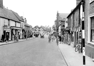 Biggleswade: Biggleswade, High Street c1955