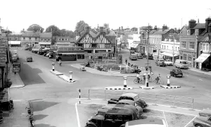 Biggleswade: Biggleswade, Market Place c1955