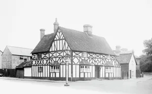 Biggleswade: Biggleswade, Old Red Lion 1925