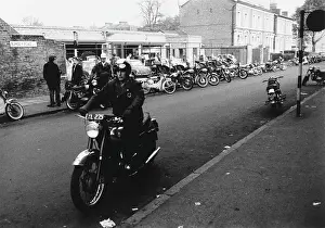 Headlamp: Biker in Rumsey Road, Brixton