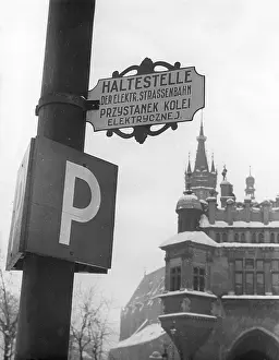 Krakow: Bilingual sign in Krakow, 1940