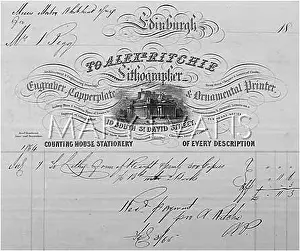 Stationers: BILL/1864 RECEIPT, SCOT