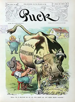 Pitchfork: Bill, ye'd better go up to the barn an git some more fodder