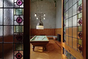 Prat: Billiards room, Institut Pere Mata, Reus, Catalonia, Spain