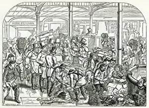 Billingsgate: Billingsgate fish market 1862