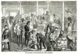 Billingsgate: Billingsgate fish market 1862