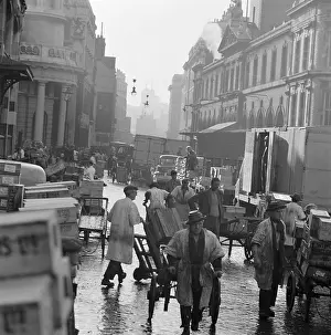 Handcarts: Billingsgate Market