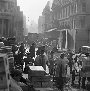 Handcarts: Billingsgate Market