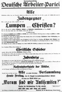 Opponent: Billposting of the NSDAP, 1920