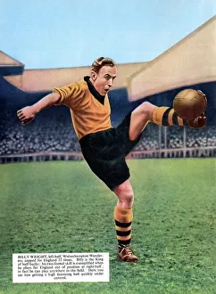 Kick: Billy Wright, Wolverhampton and England footballer