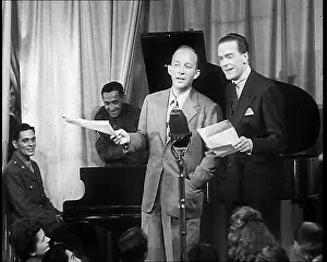 Servicemen: Bing Crosby and Jack Buchanon Performing On