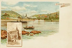 Rathaus: Bingen am Rhein - Germany