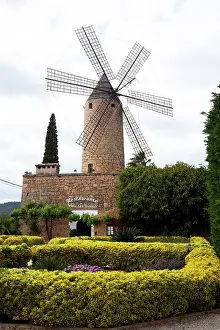 Vanes: Binialla, Mallorca, Spain, - Windmill