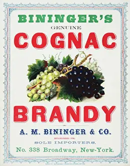 Refreshment: Bininger's cognac brandy