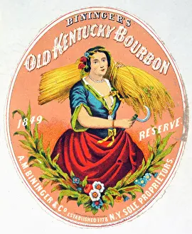 C1860: Bininger's Old Kentucky Bourbon, AM Bininger & Co. NY sole