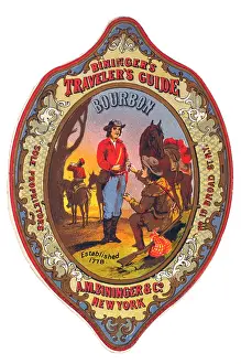 C1861: Bininger's Traveler's Guide Bourbon, AM Bininger & Co. New