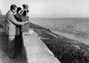 Binocular: A binocular machine in the Moselle