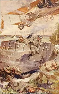 Strafe: BIPLANE ATTACKS CAR