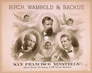 C1878: Birch, Wambold & Backus, San Francisco Minstrels from their