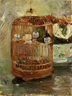 Birdcage: The Birdcage, by Berthe Morisot
